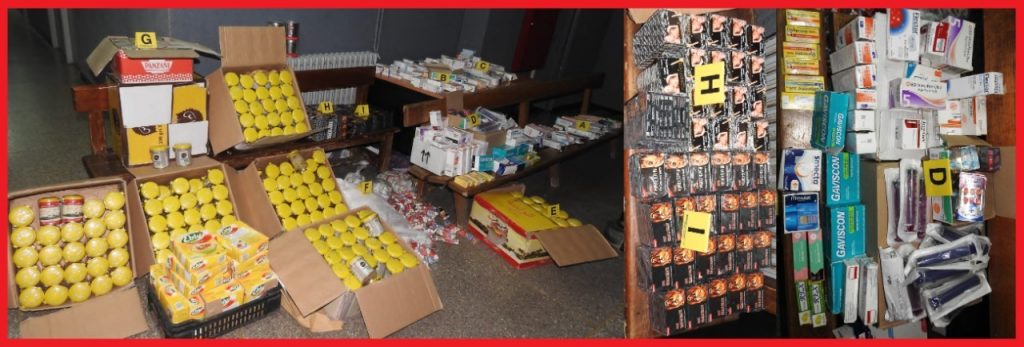 أمن وجدة يوقف شخصين متورطين في حيازة وترويج أدوية مهربة ومنتجات غذائية منتهية الصلاحية