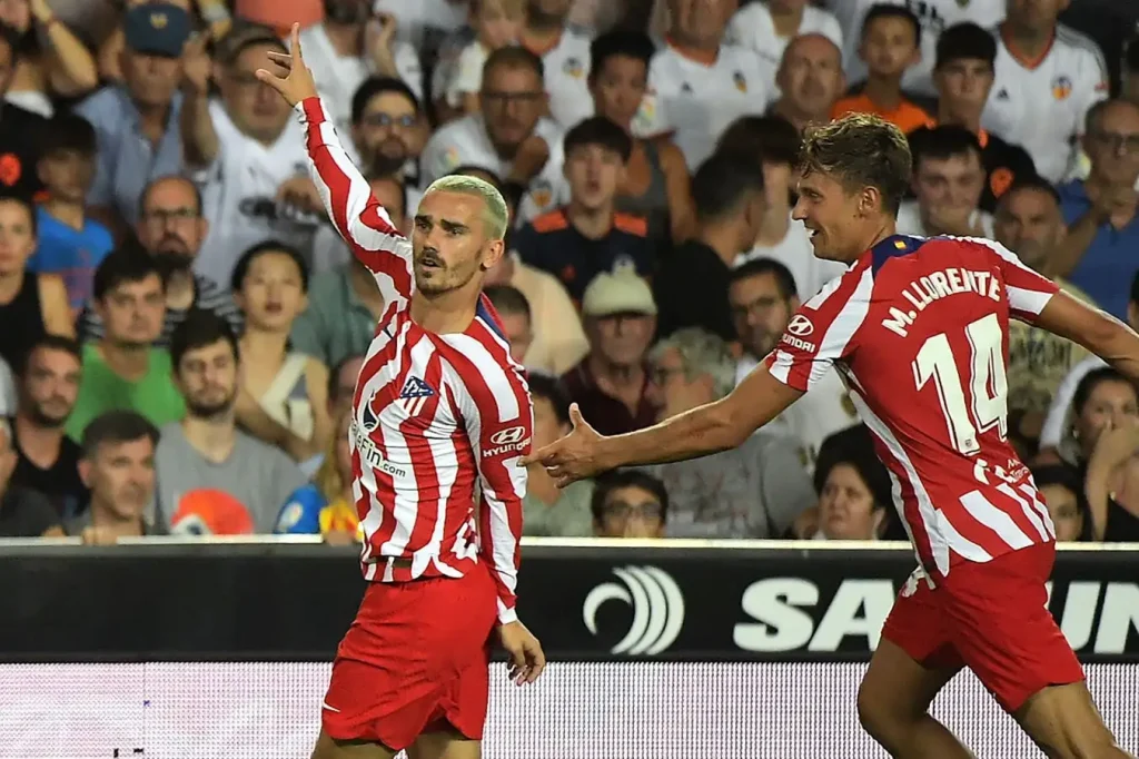 بطولة إسبانيا: الدولي الفرنسي غريزمان يقود اتليتكو مدريد لتحقيق الفوز على فالنسيا