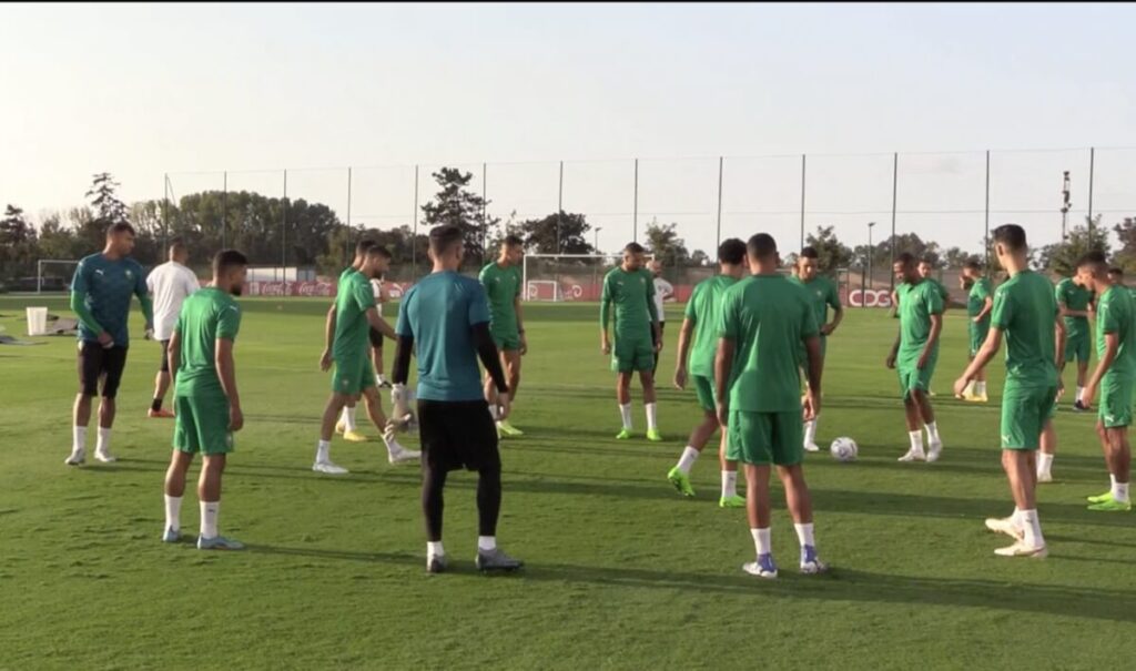 المنتخب الوطني يخوض أول حصة تدريبية قبل وديتي الشيلي والبارغواي