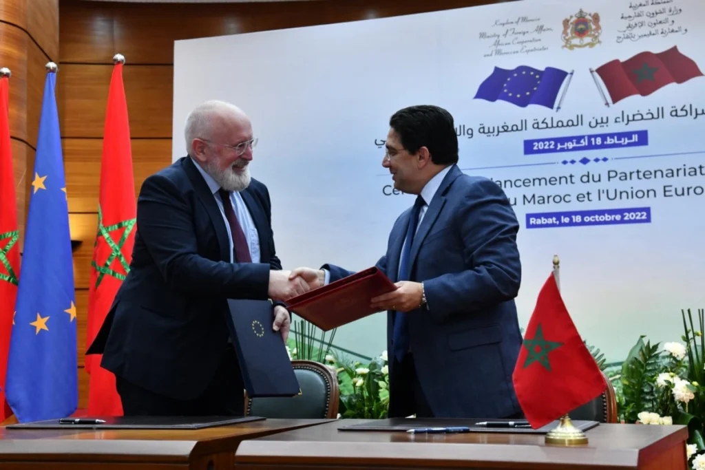 المغرب أول بلد يوقع شراكة خضراء مع الاتحاد الأوروبي