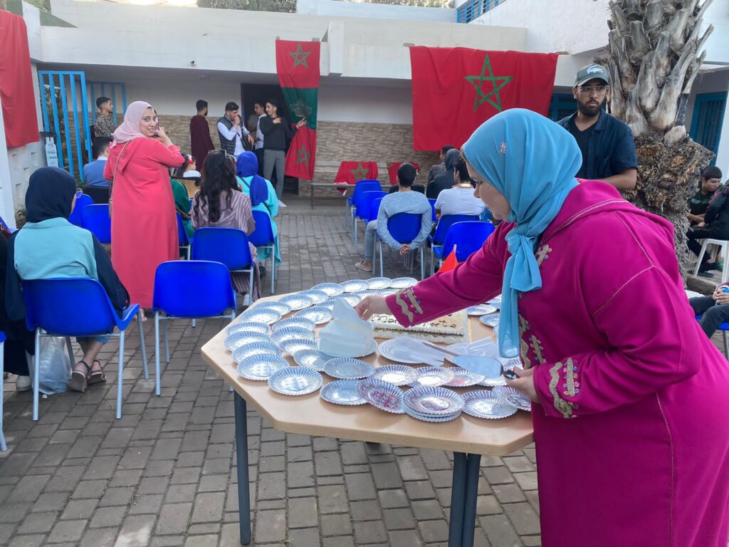 رابطة الشباب تحتفي بذكرى المسيرة مع أطفال مركز حماية الطفولة بالناظور