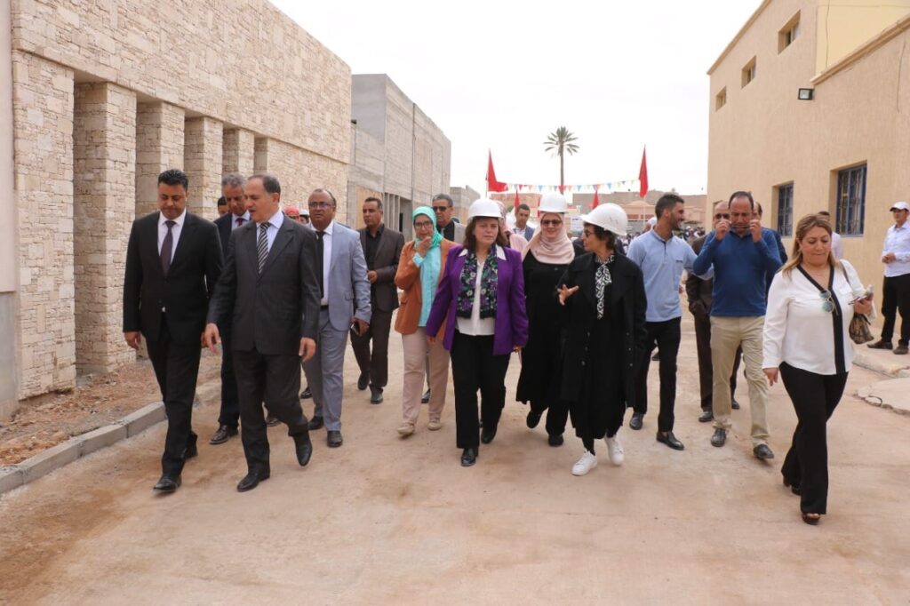 حيار تقوم بزيارة ميدانية لعدد من المشاريع الاجتماعية بإقليم تزنيت