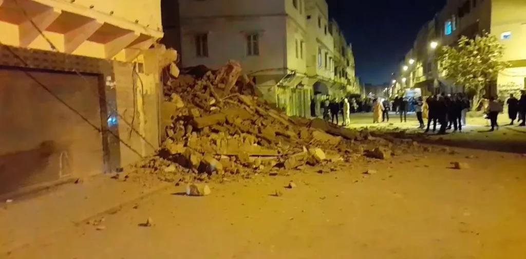 إنهيار منزل بدرب مولاي الشريف بالدار البيضاء