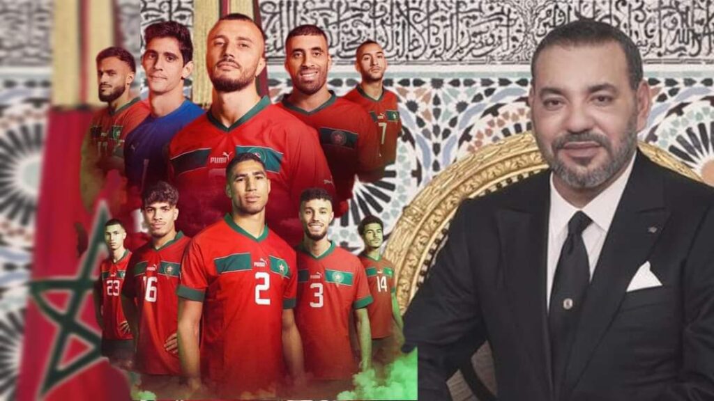 برقية تهنئة من جلالة الملك إلى أعضاء المنتخب الوطني المغربي بمناسبة الإنجاز التاريخي