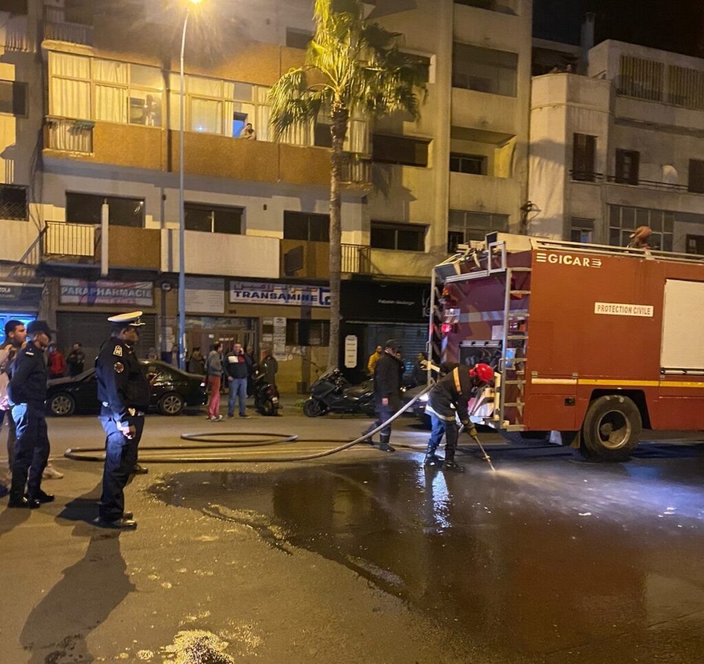 مصرع شاب دهسته حافلة للنقل الحضري وسط مدينة الدار البيضاء