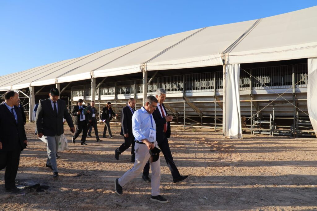 مكناس: صديقي يطلع على تقدم أشغال تجهيز موقع احتضان الملتقى الدولي للفلاحة بالمغرب