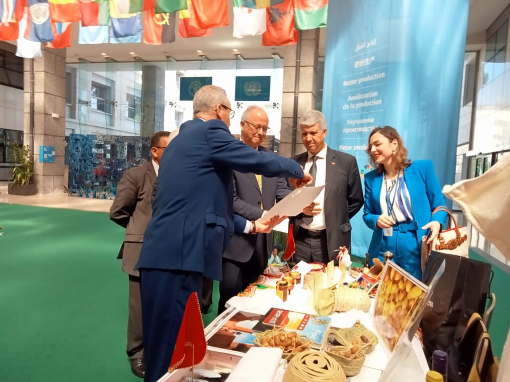 روما: منظمة “الفاو” تسلم المغرب شهادات الاعتراف لموقعين مغربيين للزراعات المبتكرة