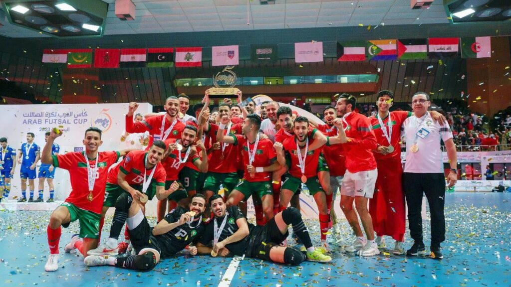 المنتخب المغربي بطلا لكأس العرب لكرة القدم داخل القاعة للمرة الثالثة على التوالي