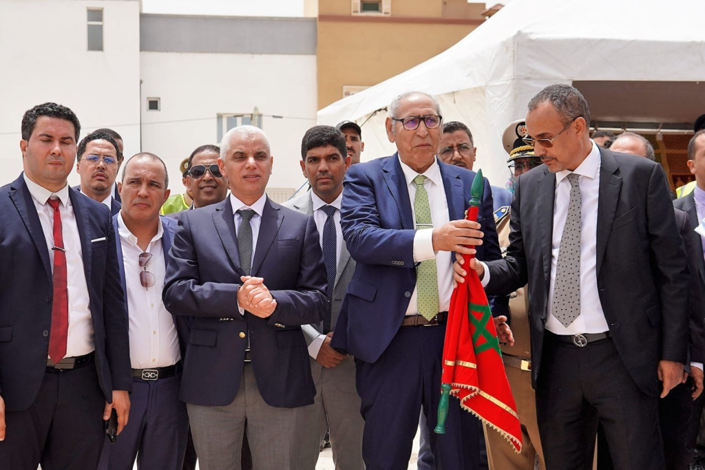 خالد أيت الطالب يعطي انطلاقة أشغال بناء مصلحة للطب النفسي والأمراض العقلية بالداخلة