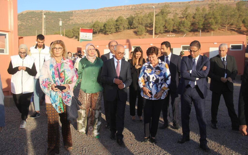 شكيب بنموسى يؤكد حرص الوزارة على إعادة بناء المؤسسات المتضررة من الزلزال لتكون جاهزة خلال الدخول المدرسي المقبل