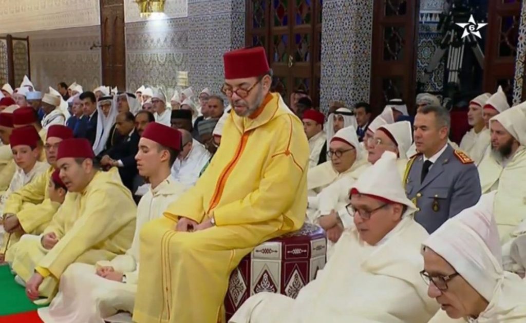 أمير المؤمنين يترأس بالقصر الملكي بالرباط حفلا دينيا إحياء لليلة القدر المباركة