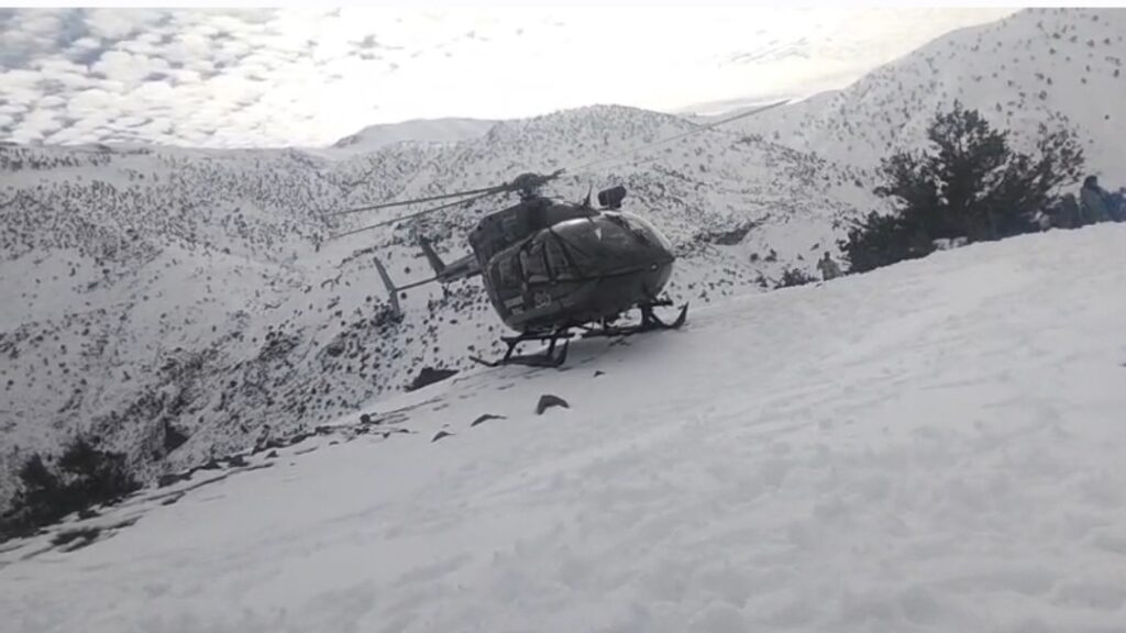 تدخل جوي عاجل لإنقاذ سيدة بالحوز في ظل الظروف المناخية الصعبة