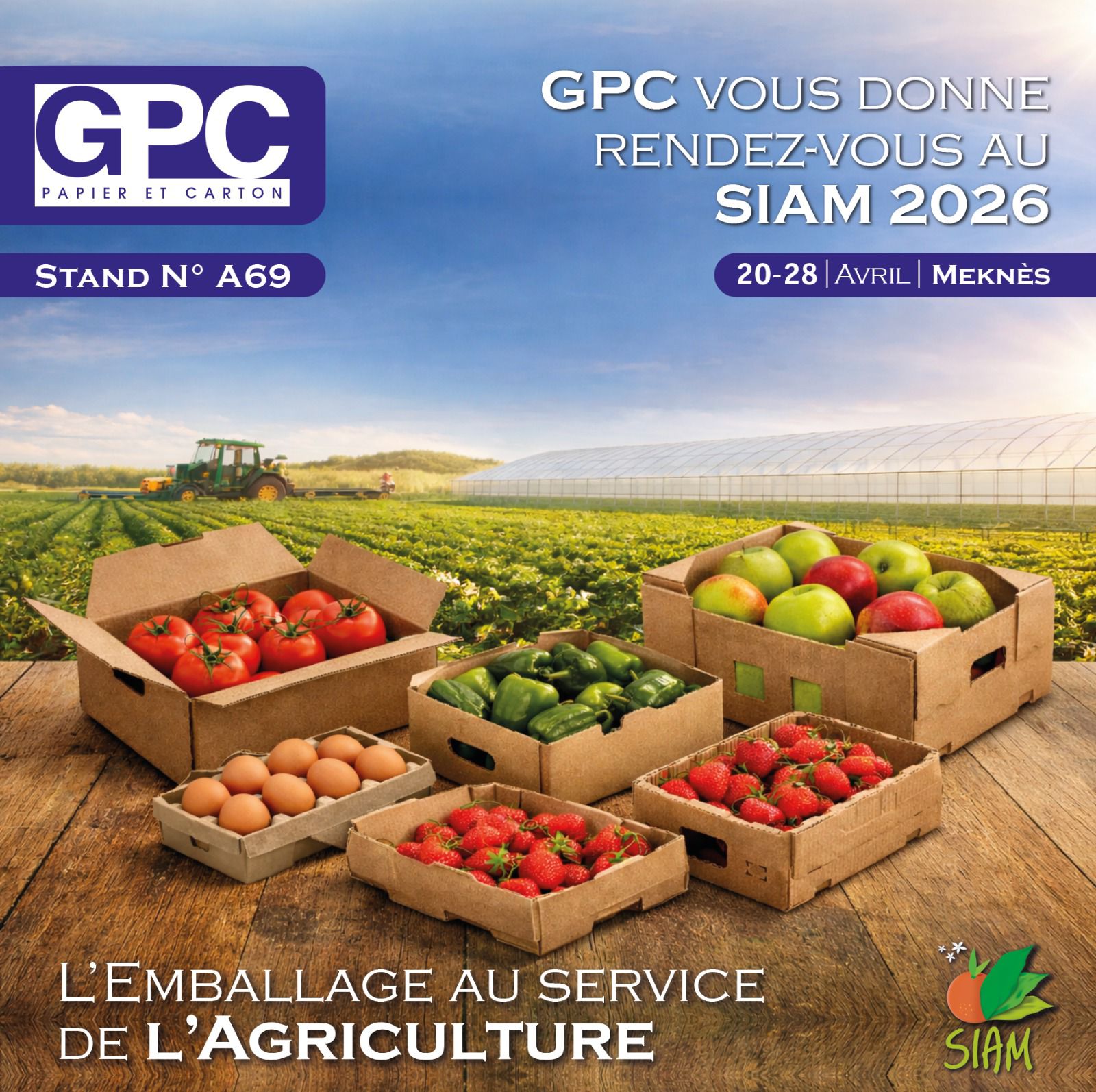 GPC تُسرّع إنجاز مصنع مكناس بـ200 مليون درهم وتكشف حلول تغليف مبتكرة للفلاحة “الصور”