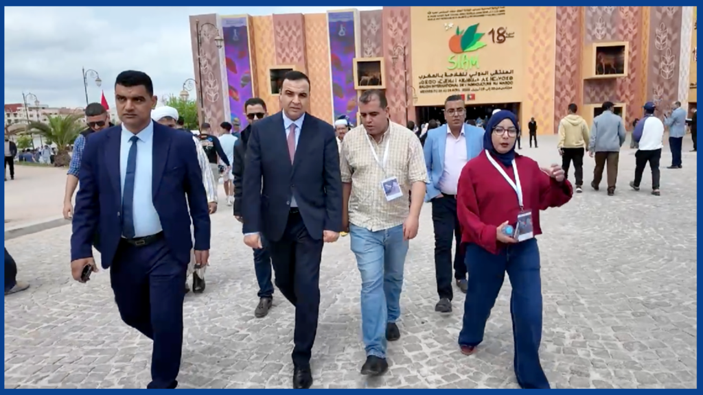 بايتاس يقوم بزيارة المعرض الدولي للفلاحة بمكناس داعماً الفلاحين