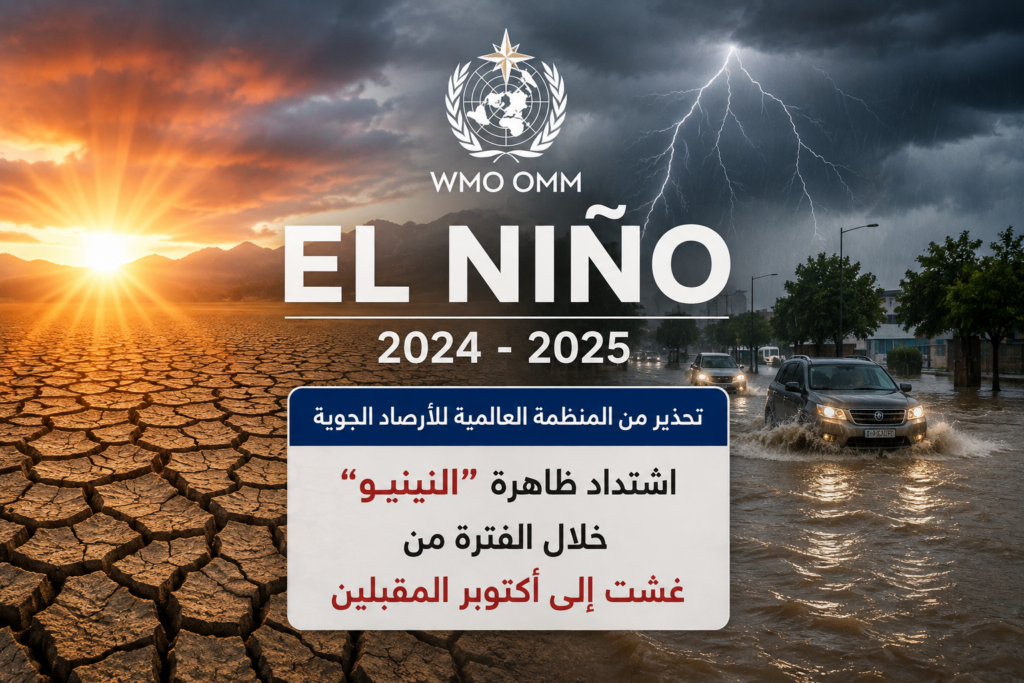 المنظمة العالمية للأرصاد الجوية تحذر من اشتداد ظاهرة “النينيو” بين غشت وأكتوبر