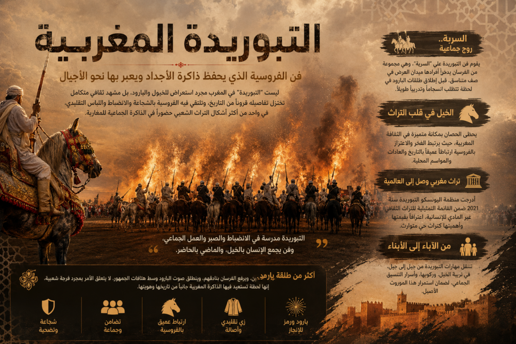 التبوريدة المغربية.. فن الفروسية