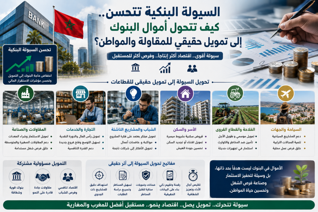 السيولة البنكية تتحسن..