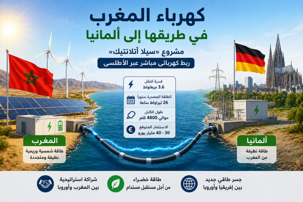 كهرباء المغرب نحو ألمانيا