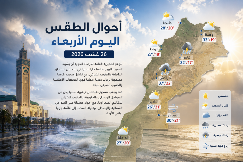 طقس اليوم