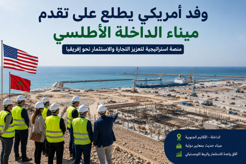 ميناء الداخلة الأطلسي يستقطب اهتماما أمريكيا بفرص الاستثمار والتجارة