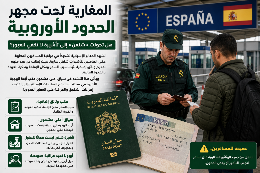 المغاربة تحت مجهر الحدود الأوروبية..