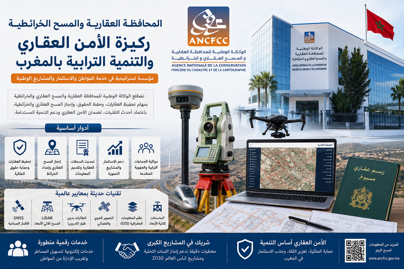 المحافظة العقارية والمسح العقاري والخرائطية… مؤسسة استراتيجية تقود التحول الرقمي وتعزز الأمن العقاري بالمغرب
