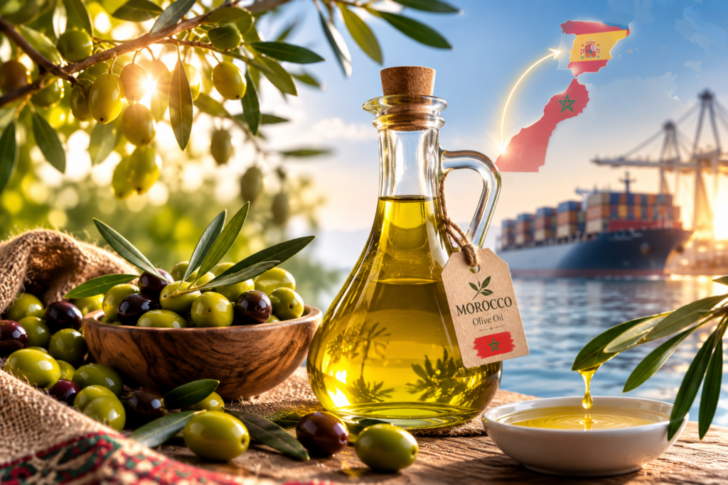 زيت المغرب يعبر إلى إسبانيا