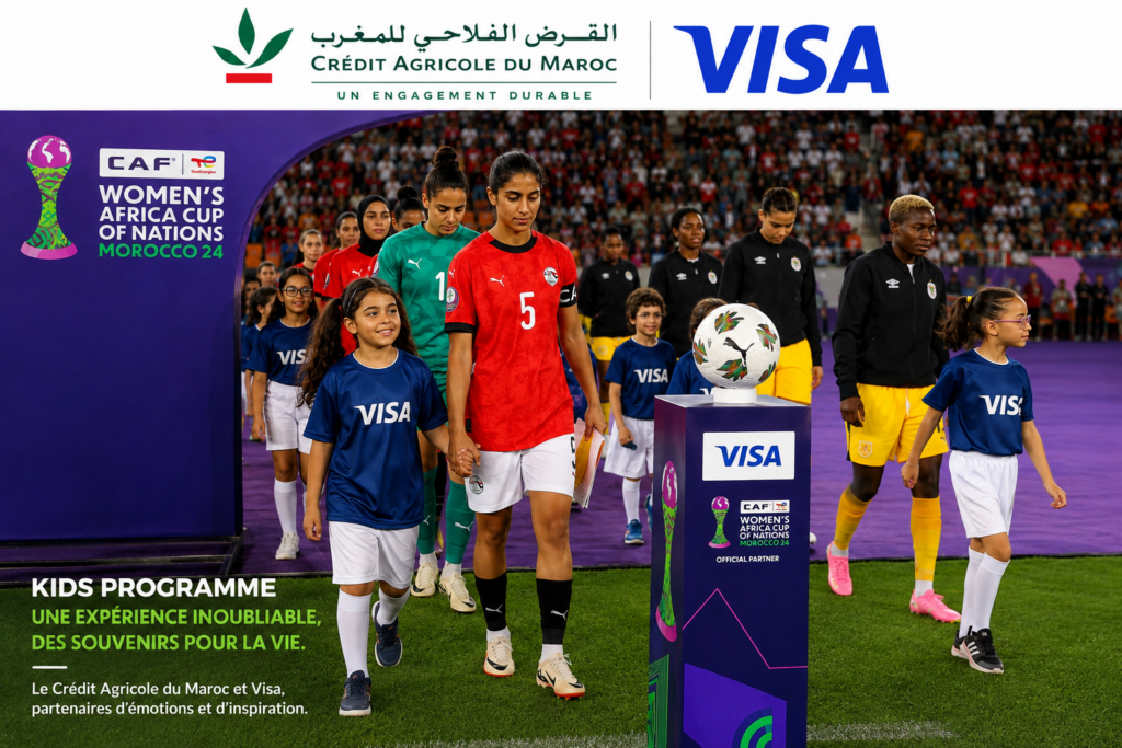 بنك القرض الفلاحي للمغرب يمنح أبناء مستخدميه تجربة استثنائية في كأس الأمم الإفريقية للسيدات