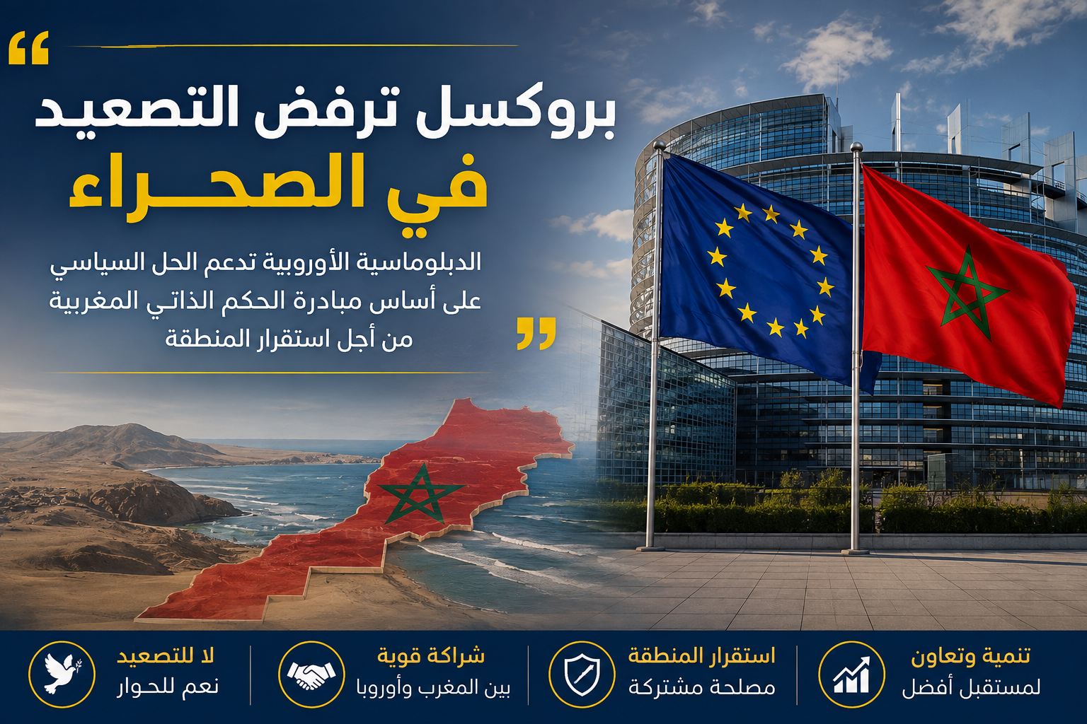 بروكسل ترفض التصعيد في الصحراء