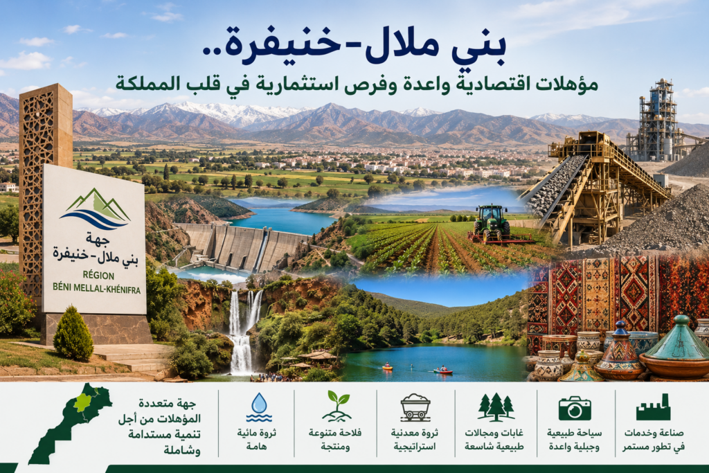 بني ملال–خنيفرة.. مؤهلات اقتصادية واعدة وفرص استثمارية في قلب المملكة