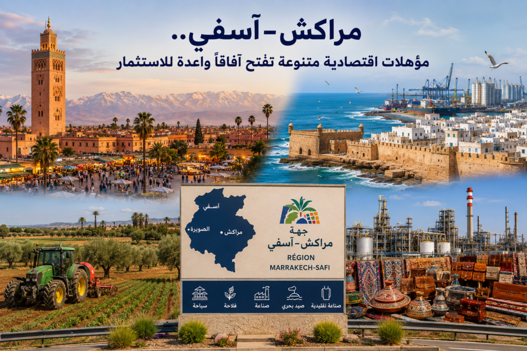 مراكش–آسفي.. مؤهلات اقتصادية متنوعة تفتح آفاقاً واعدة للاستثمار.