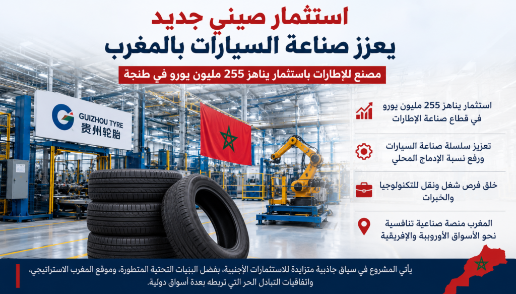 استثمار صيني جديد يعزز صناعة السيارات بالمغرب