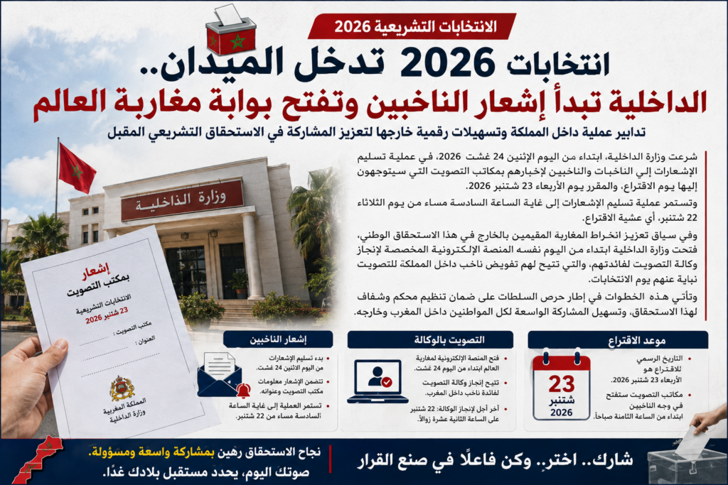 انتخابات 2026 تدخل الميدان
