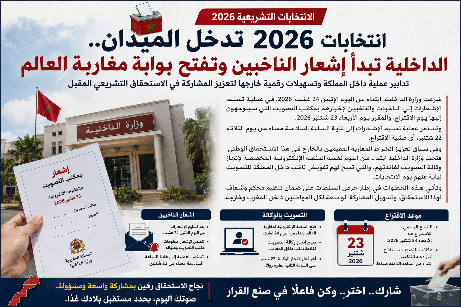 انتخابات 2026 تدخل الميدان
