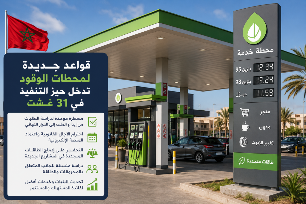 قواعد جديدة لمحطات الوقود