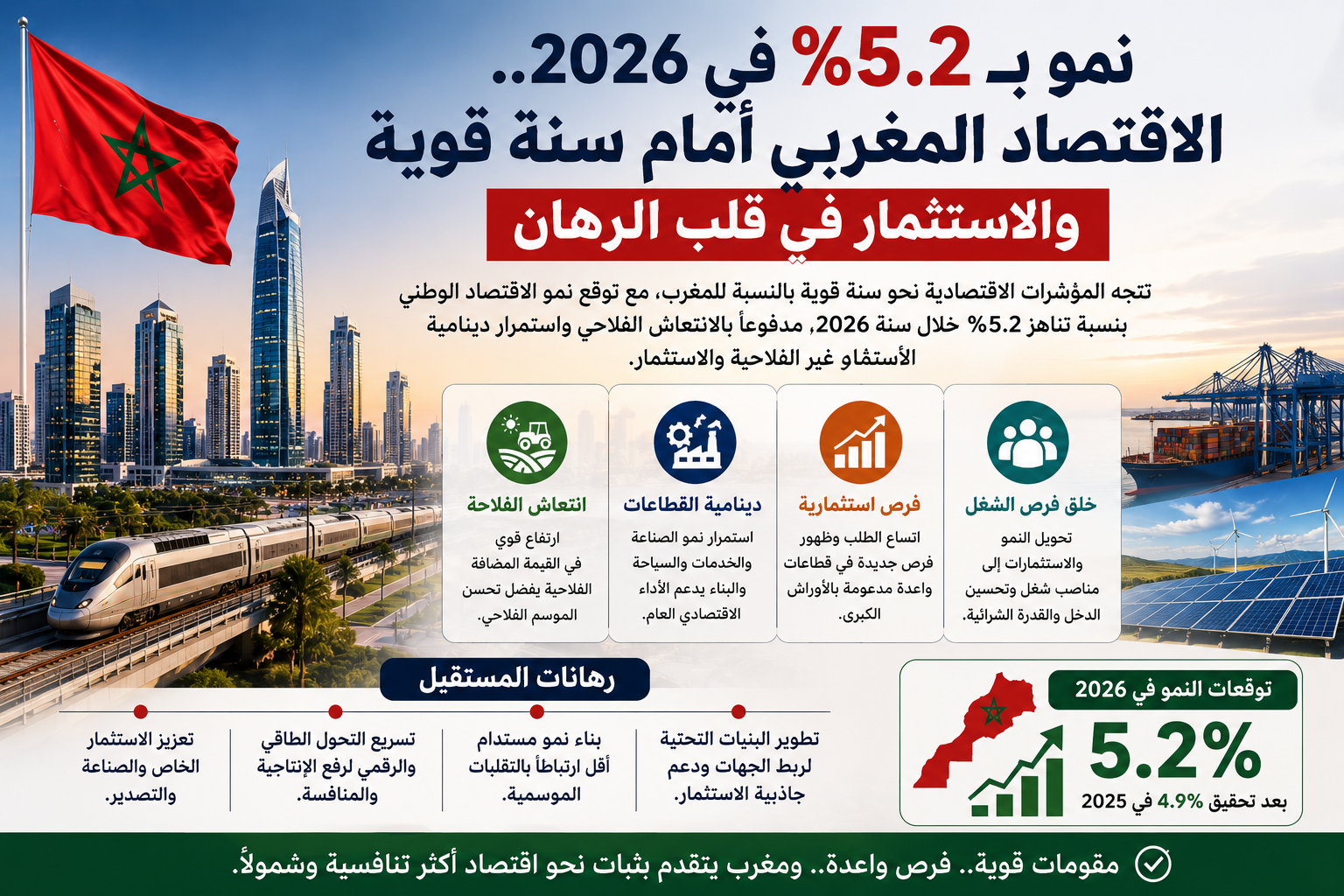 نمو بـ5.2% في 2026..