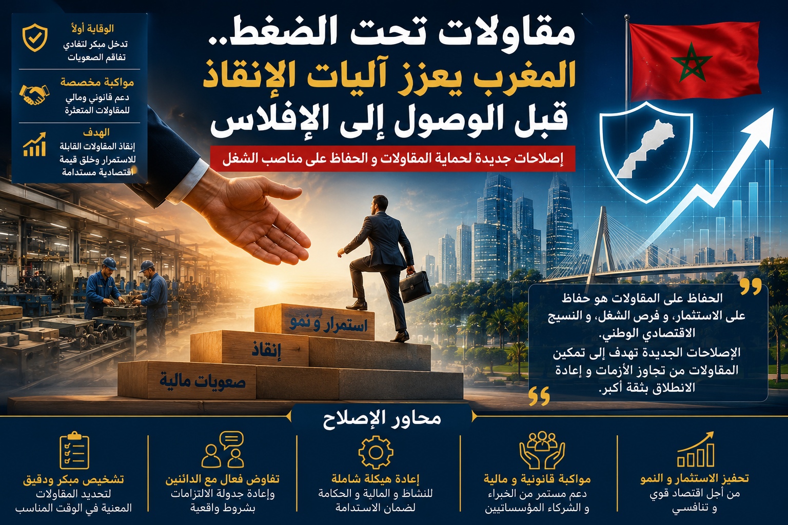 مقاولات تحت الضغط..