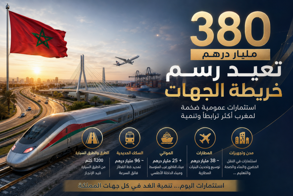 380 مليار ترسم مغرب الغد