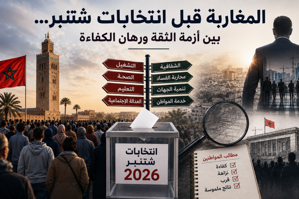المغاربة قبل انتخابات شتنبر… بين أزمة الثقة ورهان الكفاءة