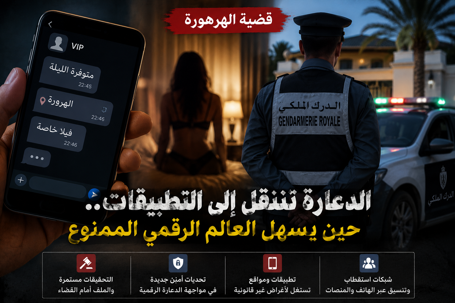 الدعارة تنتقل إلى التطبيقات.