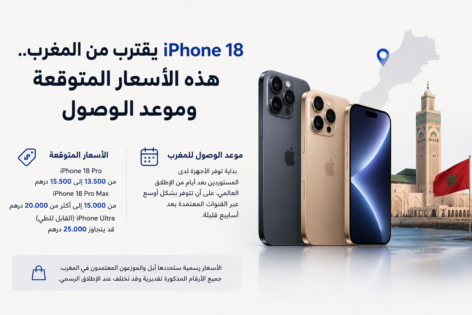 الإعلان عن آيفون 18