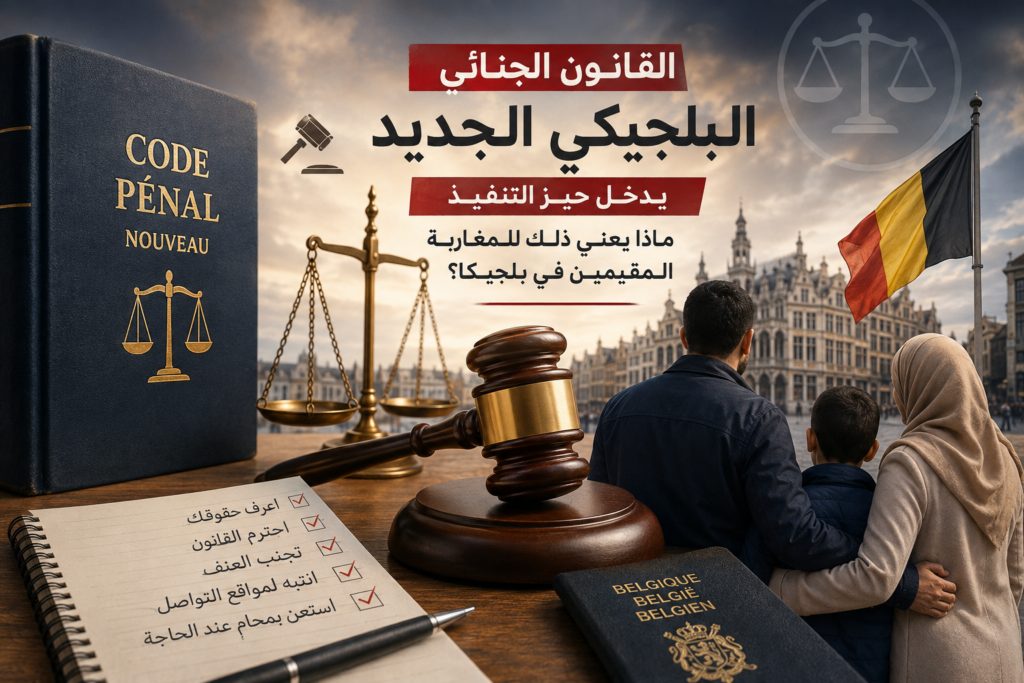 القانون الجنائي البلجيكي الجديد يدخل حيز التنفيذ