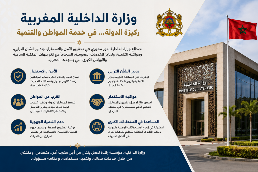وزارة الداخلية المغربية.. ركيزة الدولة وضامن التوازن بين الأمن والتنمية