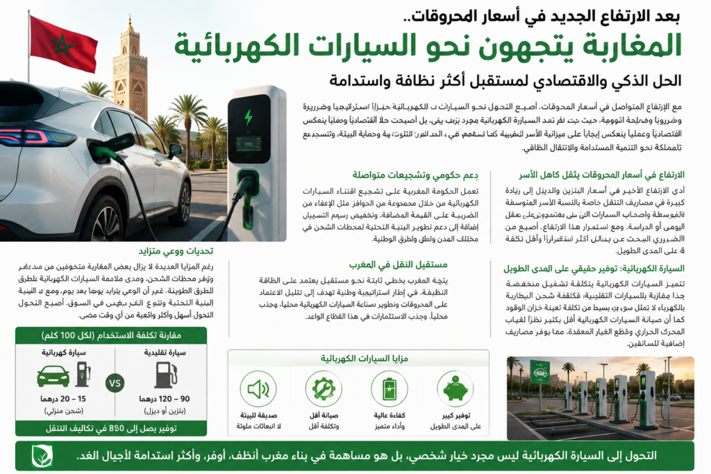 هل تدفع أسعار المحروقات المرتفعة المغاربة نحو السيارات الكهربائية؟