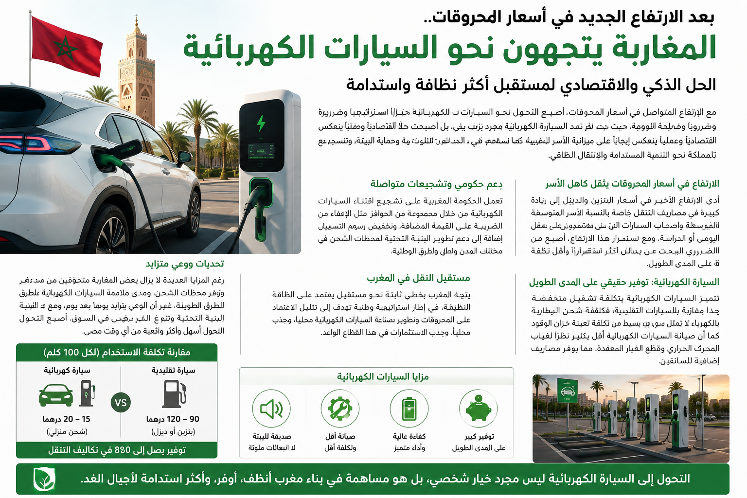 هل تدفع أسعار المحروقات المرتفعة المغاربة نحو السيارات الكهربائية؟