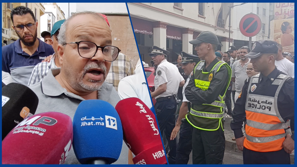 درب عمر.. أصحاب الطاكسيات يحتجون ضد “كورتي” والأمن يتدخل لفض الوقفة