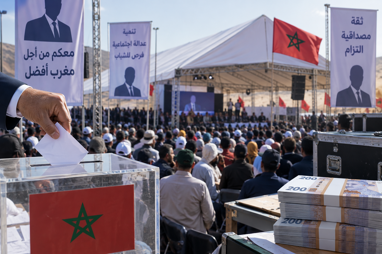 الانتخابات قبل أوانها.. من يدفع فاتورة سباق الخيام والمنصات؟