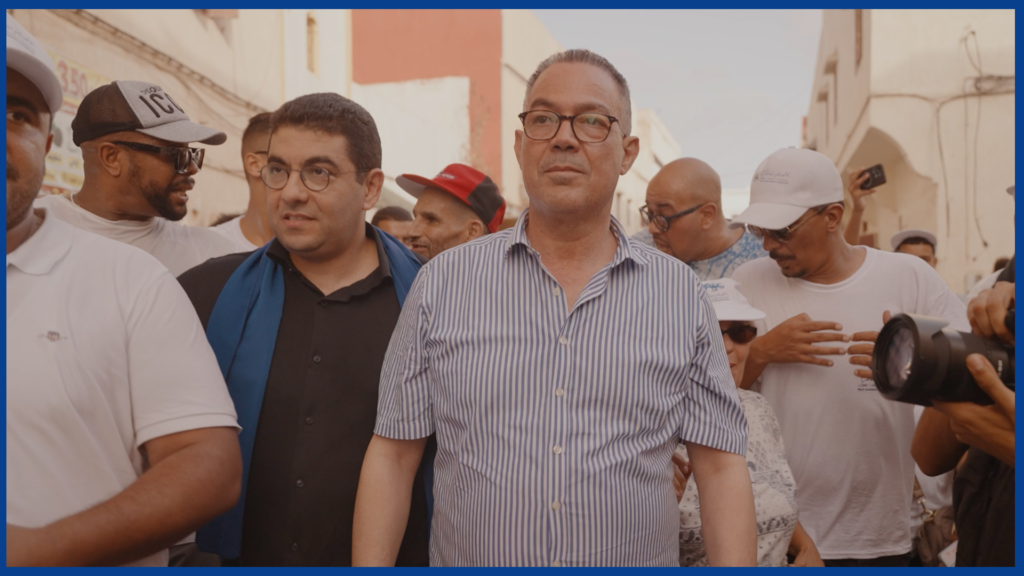الرباط .. بنسعيد ولقجع في جولة ميدانية ضمن الحملة الانتخابية للأصالة والمعاصرة