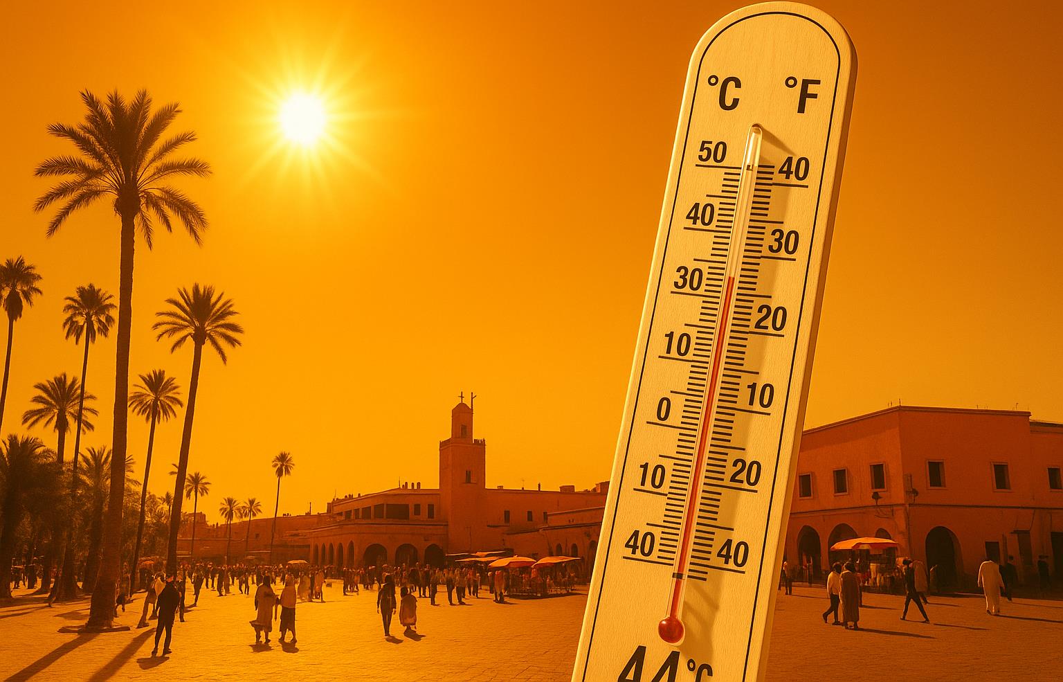 موجة حر بعدد من أقاليم المملكة