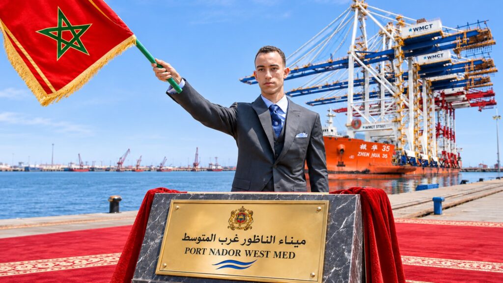 بتعليمات ملكية.. الأمير مولاي الحسن يعطي انطلاقة عمليات أول محطة للحاويات بميناء الناظور غرب المتوسط
